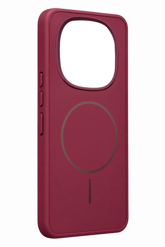 Xiaomi Redmi Note 15 Pro Plus 5G Azus Magsafe Kapak Kılıf - Bordo