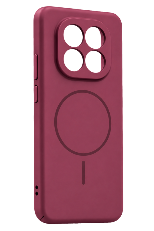 Xiaomi Redmi Note 15 Pro Plus 5G Mika PC Magsafe Kapak Kılıf - Bordo