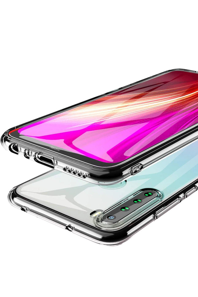 Xiaomi Redmi Note 8 Lüx Şeffaf Silikon Kılıf 3