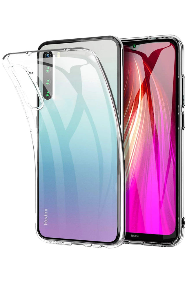 Xiaomi Redmi Note 8 Lüx Şeffaf Silikon Kılıf
