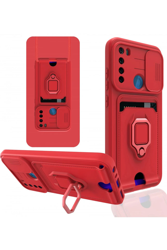 Xiaomi Redmi Note 8 Zuma Kartvizitli Yüzüklü Silikon Kılıf