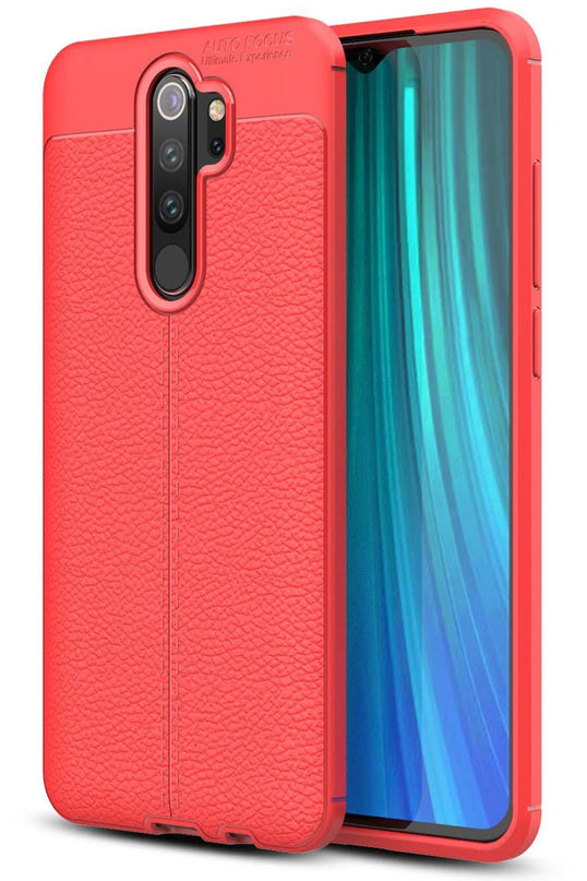 Xiaomi Redmi Note 8 Pro Auto Focus Kapak Kılıf - Kırmızı