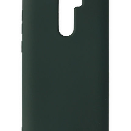Xiaomi Redmi Note 8 Pro Nano içi Kadife Silikon Kılıf - Koyu Yeşil