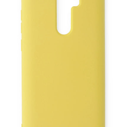 Xiaomi Redmi Note 8 Pro Nano içi Kadife Silikon Kılıf - Sarı