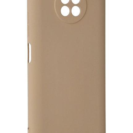 Xiaomi Redmi Note 9 5G Nano içi Kadife Silikon Kılıf - Bej 3