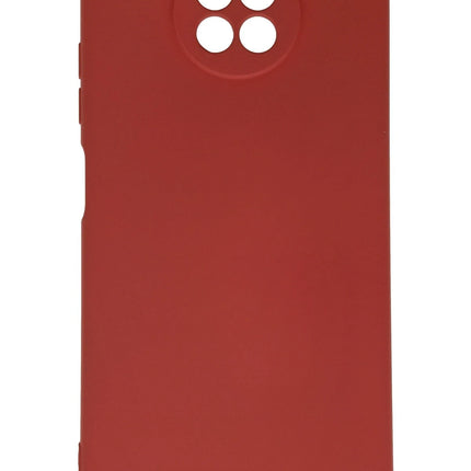 Xiaomi Redmi Note 9 5G Nano içi Kadife Silikon Kılıf - Kiremit
