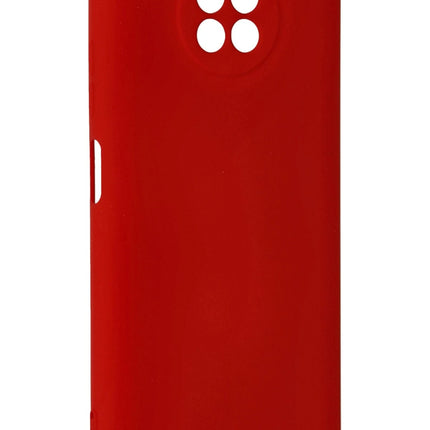Xiaomi Redmi Note 9 5G Nano içi Kadife Silikon Kılıf - Kırmızı 3
