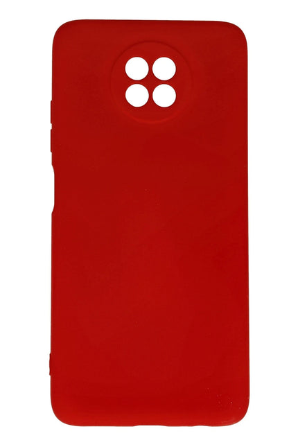 Xiaomi Redmi Note 9 5G Nano içi Kadife Silikon Kılıf - Kırmızı
