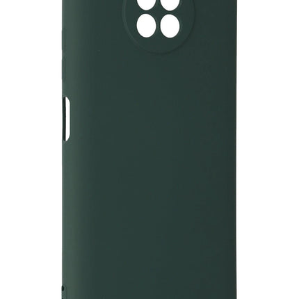 Xiaomi Redmi Note 9 5G Nano içi Kadife Silikon Kılıf - Koyu Yeşil 3