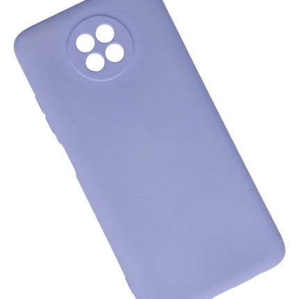 Xiaomi Redmi Note 9 5G Nano içi Kadife Silikon Kılıf - Lila 2