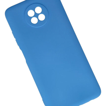 Xiaomi Redmi Note 9 5G Nano içi Kadife Silikon Kılıf - Mavi 2