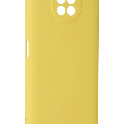 Xiaomi Redmi Note 9 5G Nano içi Kadife Silikon Kılıf - Sarı 3