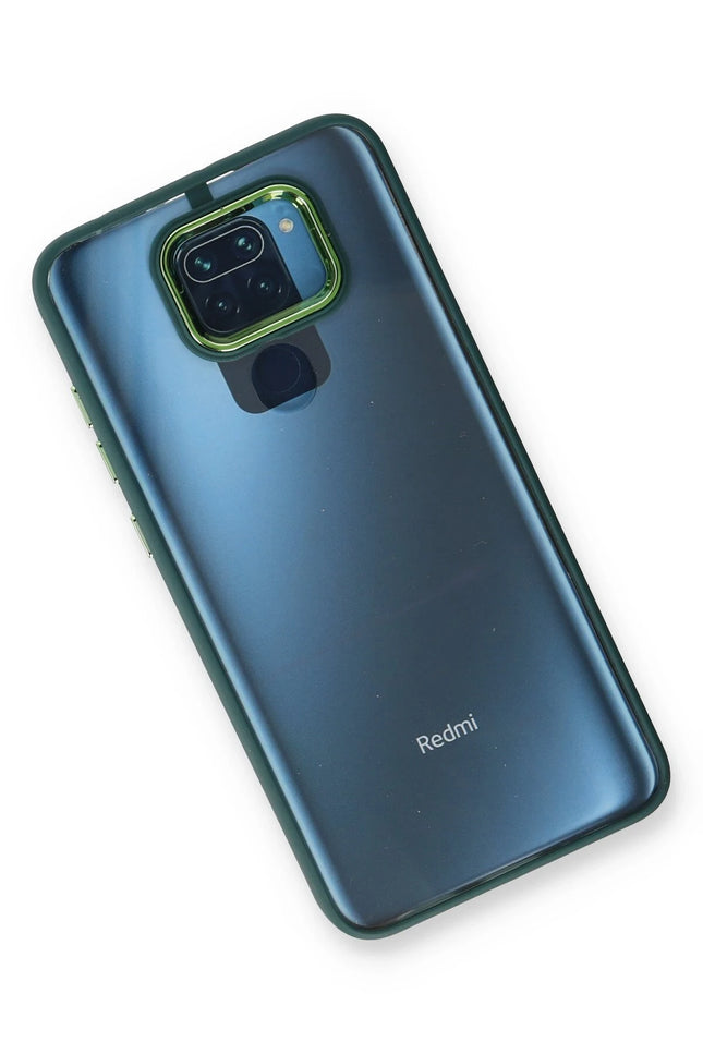 Xiaomi Redmi Note 9 Dora Kapak Kılıf - Haki Yeşil 3
