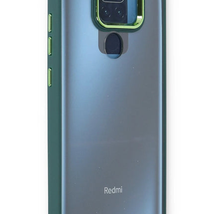 Xiaomi Redmi Note 9 Dora Kapak Kılıf - Haki Yeşil
