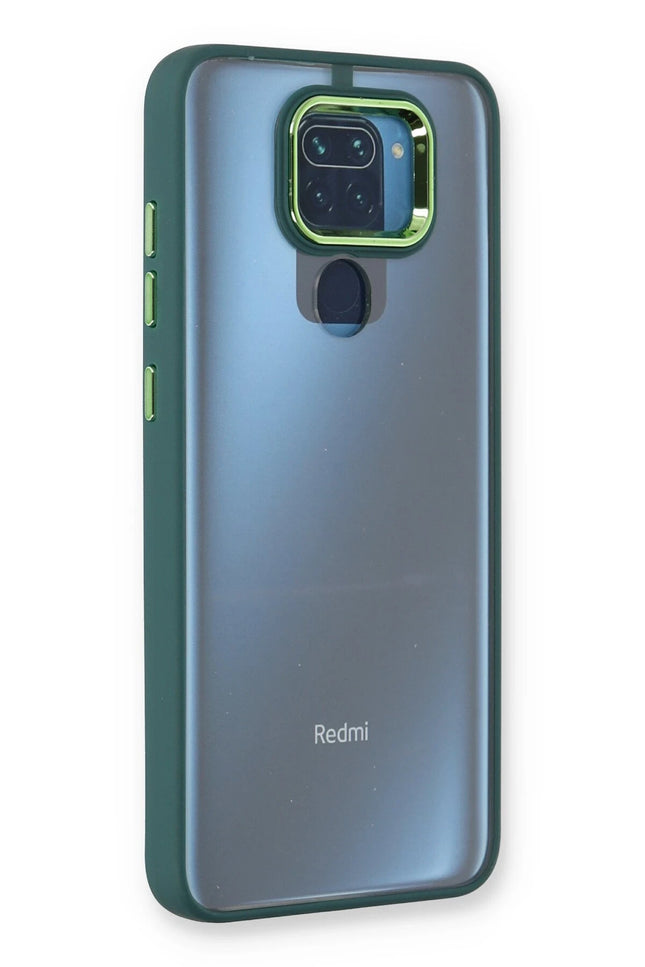 Xiaomi Redmi Note 9 Dora Kapak Kılıf - Haki Yeşil