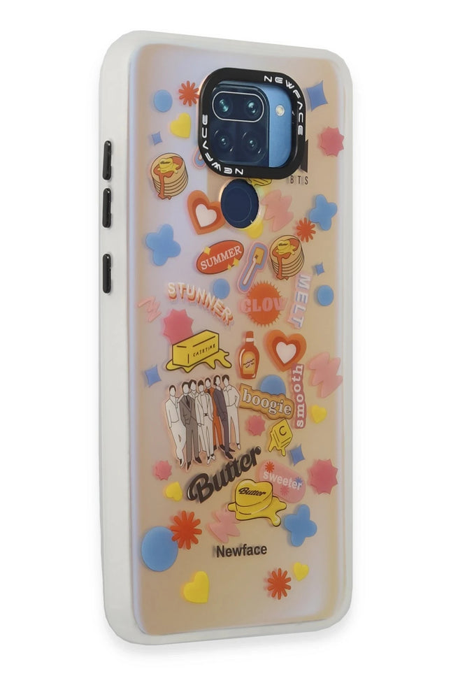 Xiaomi Redmi Note 9 Estoril Desenli Kapak Kılıf - Desen 16 2
