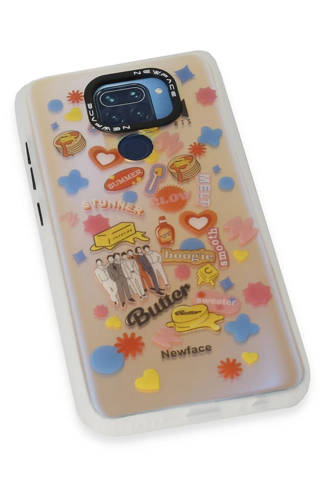 Xiaomi Redmi Note 9 Estoril Desenli Kapak Kılıf - Desen 16 3