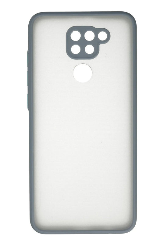 Xiaomi Redmi Note 9 Montreal Silikon Kapak Kılıf - Gri