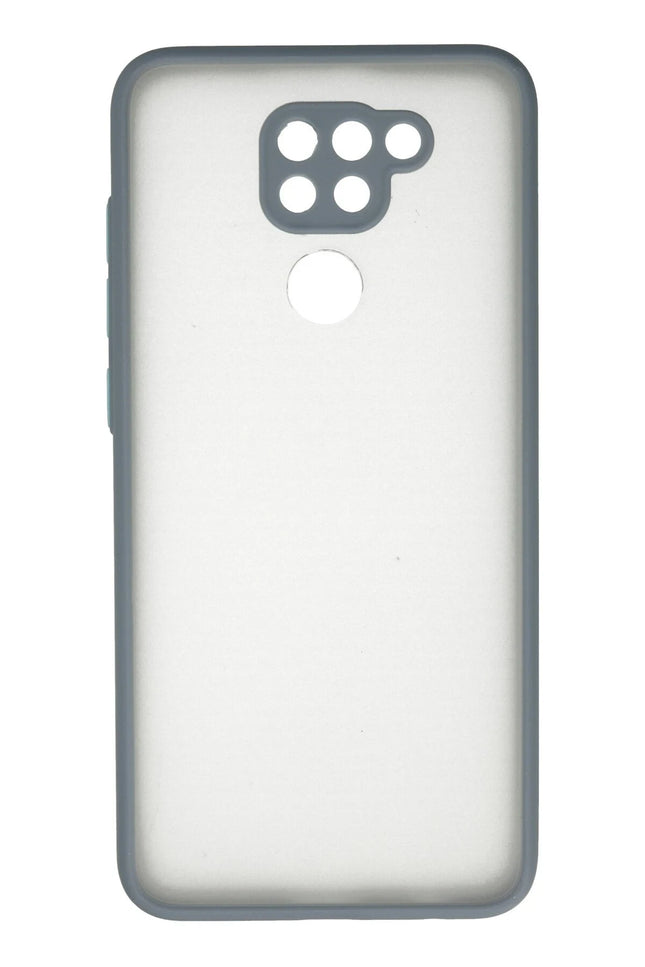 Xiaomi Redmi Note 9 Montreal Silikon Kapak Kılıf - Gri