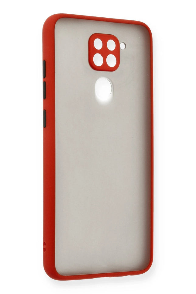 Xiaomi Redmi Note 9 Montreal Silikon Kapak Kılıf - Kırmızı