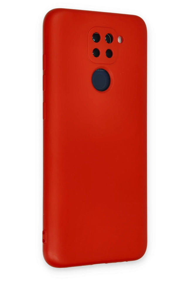 Xiaomi Redmi Note 9 Nano içi Kadife Silikon Kılıf - Kırmızı 3