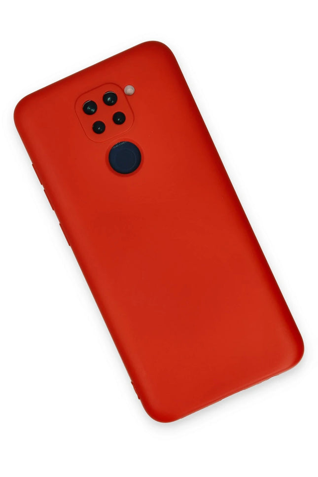 Xiaomi Redmi Note 9 Nano içi Kadife Silikon Kılıf - Kırmızı 2
