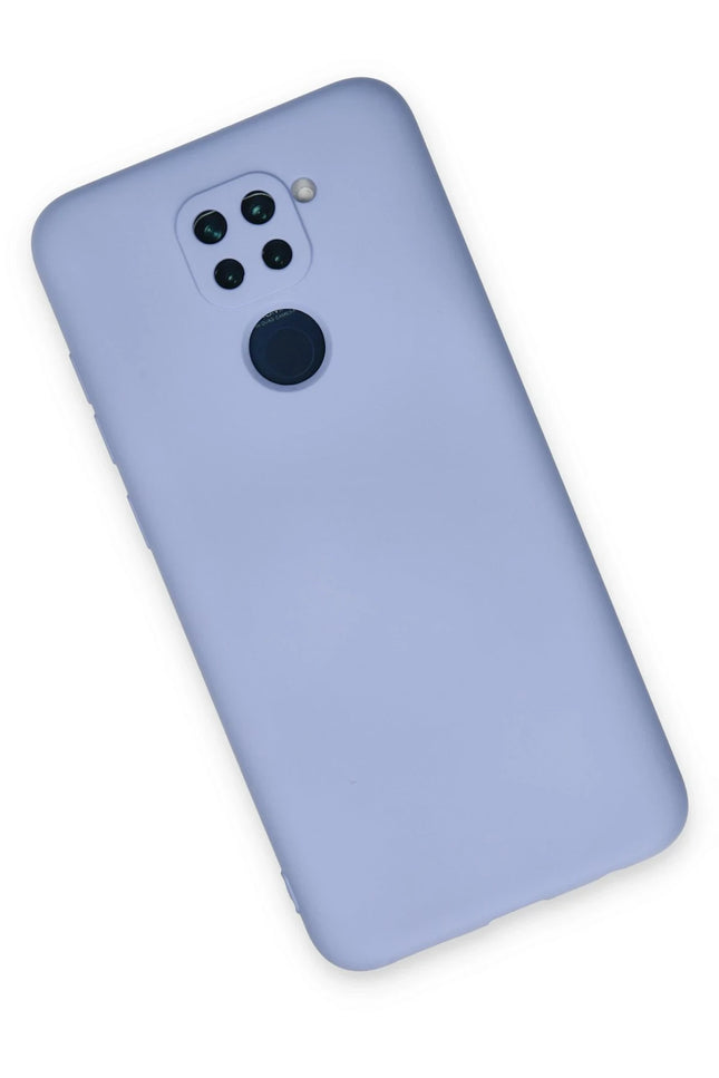 Xiaomi Redmi Note 9 Nano içi Kadife Silikon Kılıf - Lila 2