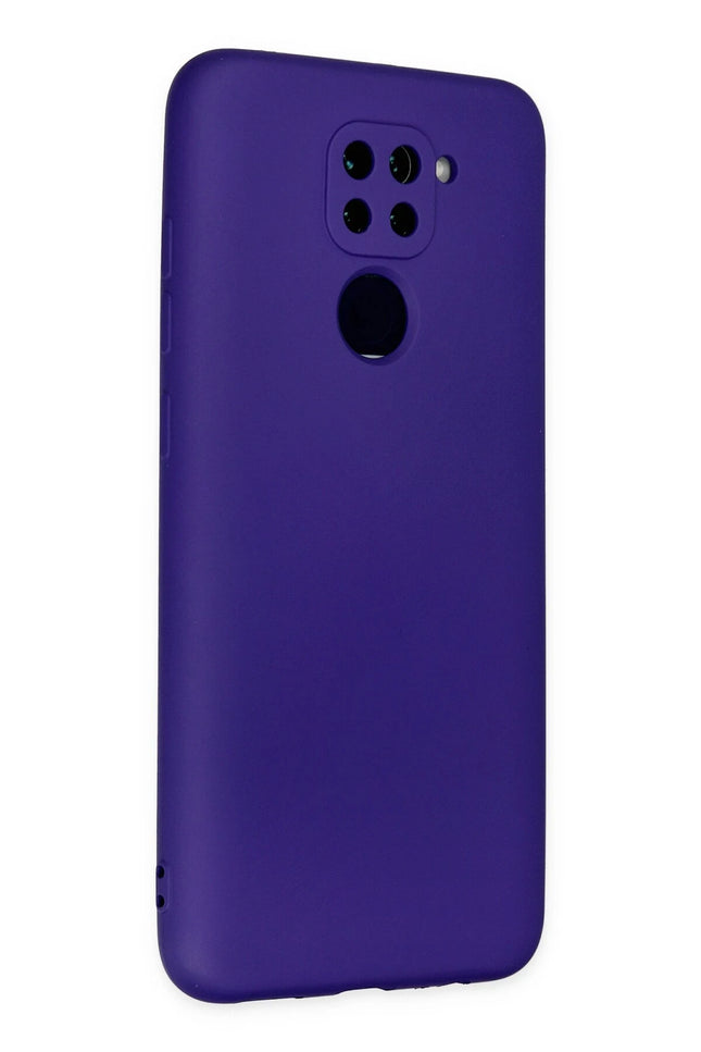 Xiaomi Redmi Note 9 Nano içi Kadife Silikon Kılıf - Mor 3