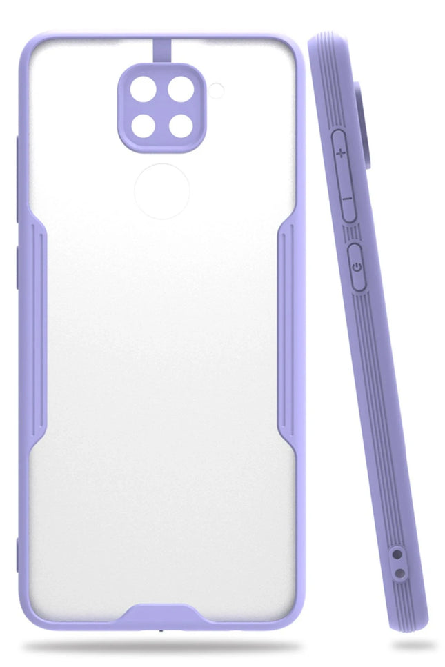 Xiaomi Redmi Note 9 Platin Silikon Kılıf - Lila