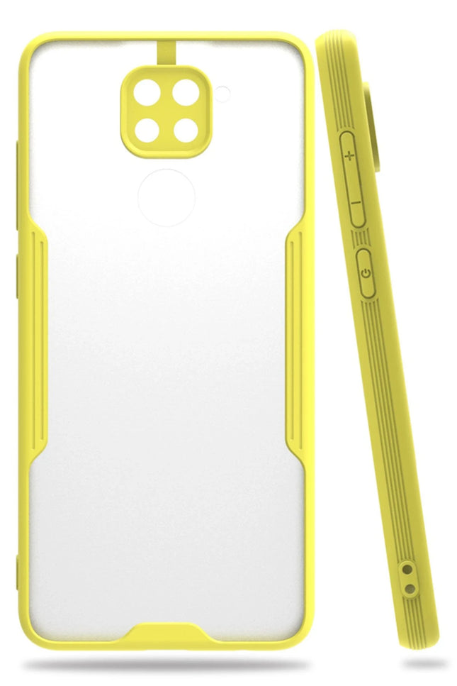 Xiaomi Redmi Note 9 Platin Silikon Kılıf - Sarı