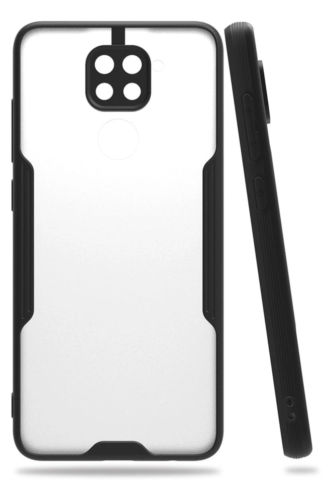 Xiaomi Redmi Note 9 Platin Silikon Kılıf - Siyah