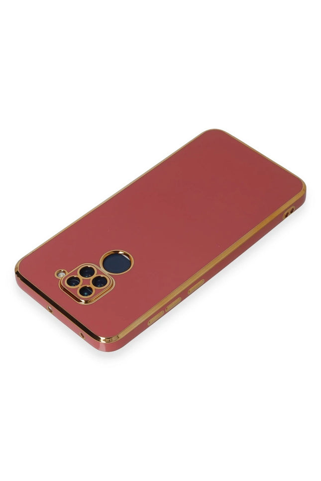 Xiaomi Redmi Note 9 Volet Silikon Kılıf - Kırmızı 3