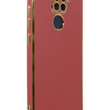 Xiaomi Redmi Note 9 Volet Silikon Kılıf - Kırmızı 2