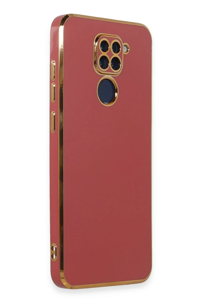Xiaomi Redmi Note 9 Volet Silikon Kılıf - Kırmızı 2