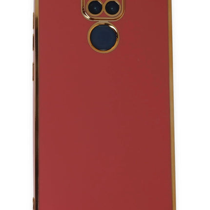 Xiaomi Redmi Note 9 Volet Silikon Kılıf - Kırmızı