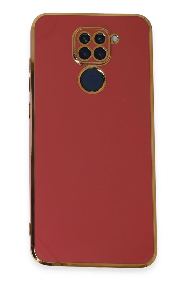Xiaomi Redmi Note 9 Volet Silikon Kılıf - Kırmızı