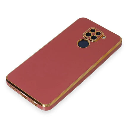 Xiaomi Redmi Note 9 Volet Silikon Kılıf - Kırmızı 4