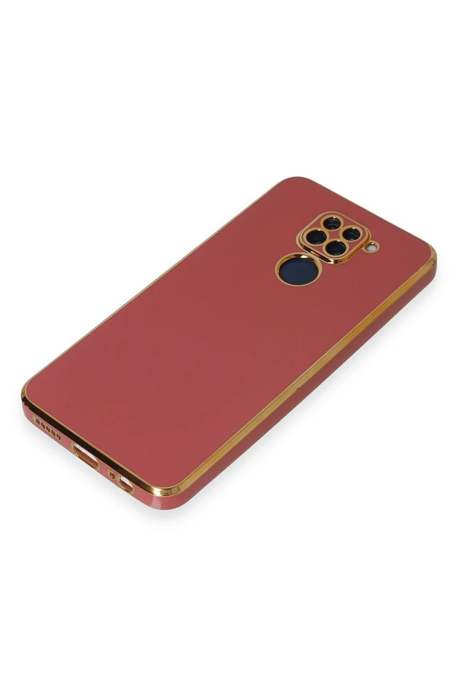 Xiaomi Redmi Note 9 Volet Silikon Kılıf - Kırmızı 4