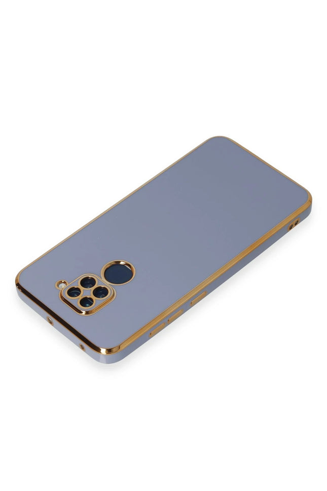 Xiaomi Redmi Note 9 Volet Silikon Kılıf - Mavi 3