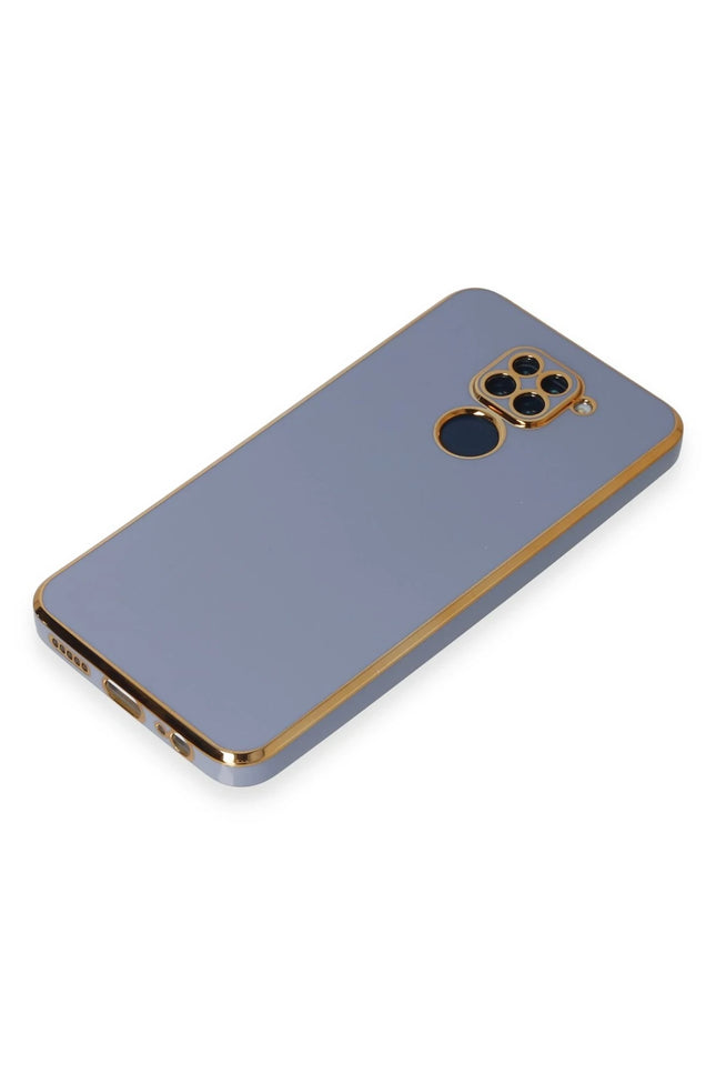 Xiaomi Redmi Note 9 Volet Silikon Kılıf - Mavi 4