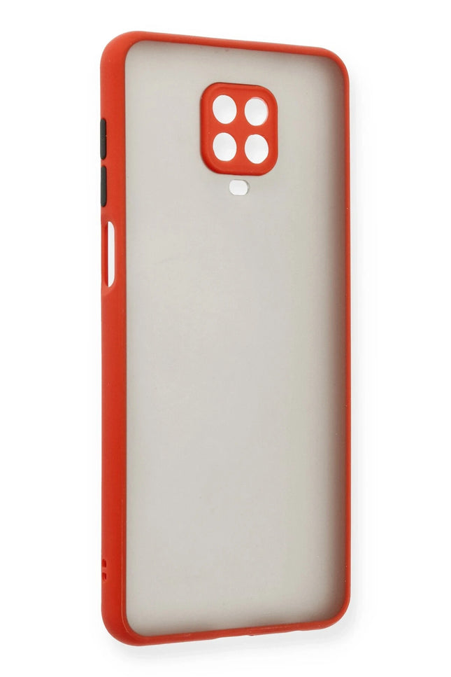 Xiaomi Redmi Note 9 Pro Montreal Silikon Kapak Kılıf - Kırmızı