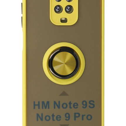 Xiaomi Redmi Note 9 Pro Montreal Yüzüklü Silikon Kapak Kılıf