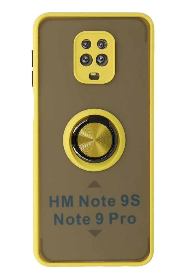 Xiaomi Redmi Note 9 Pro Montreal Yüzüklü Silikon Kapak Kılıf
