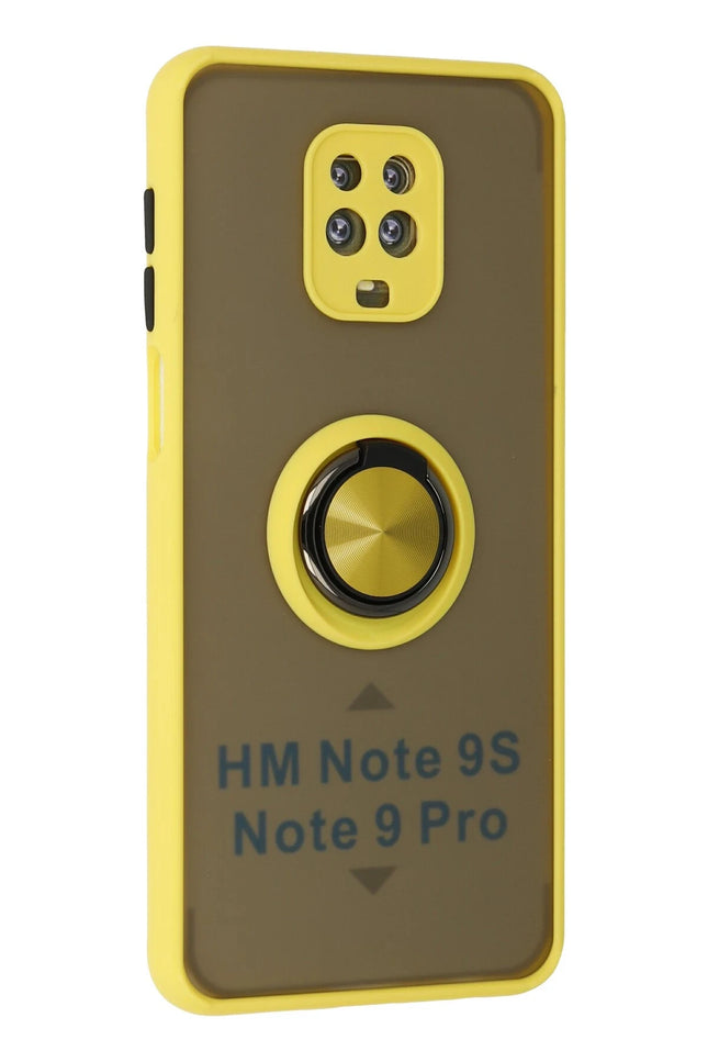Xiaomi Redmi Note 9 Pro Montreal Yüzüklü Silikon Kapak Kılıf 2