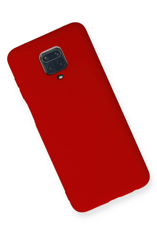Xiaomi Redmi Note 9 Pro Nano içi Kadife Silikon Kılıf - Kırmızı 3
