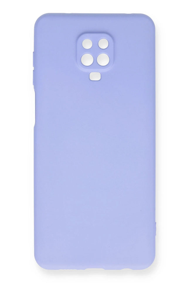 Xiaomi Redmi Note 9 Pro Nano içi Kadife Silikon Kılıf - Lila