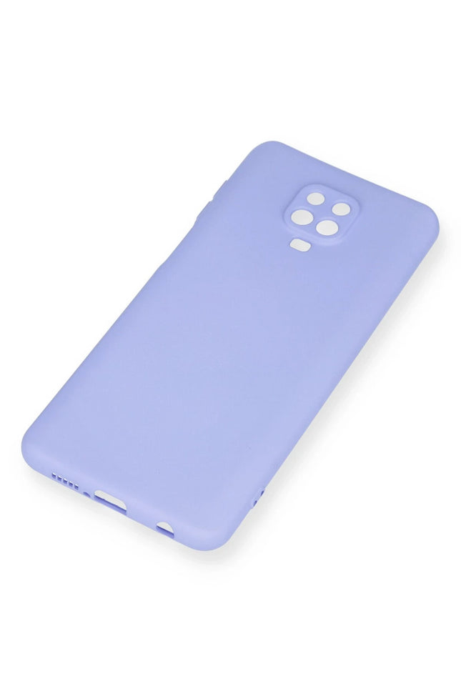 Xiaomi Redmi Note 9 Pro Nano içi Kadife Silikon Kılıf - Lila 2
