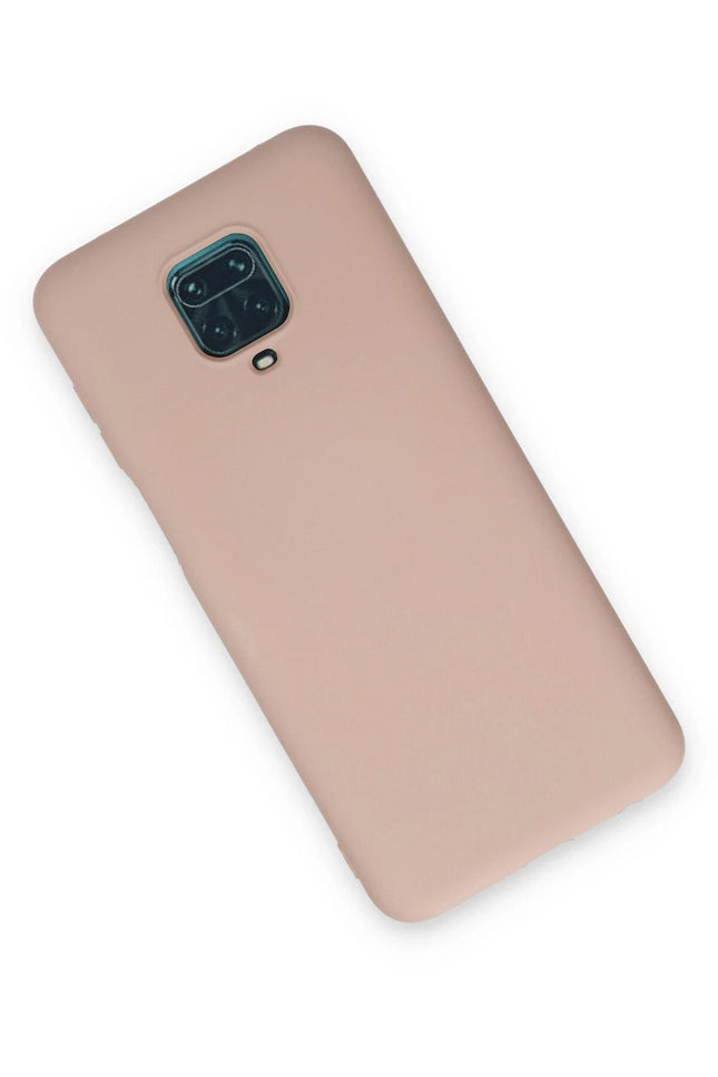 Xiaomi Redmi Note 9 Pro Nano içi Kadife Silikon Kılıf - Pudra 2