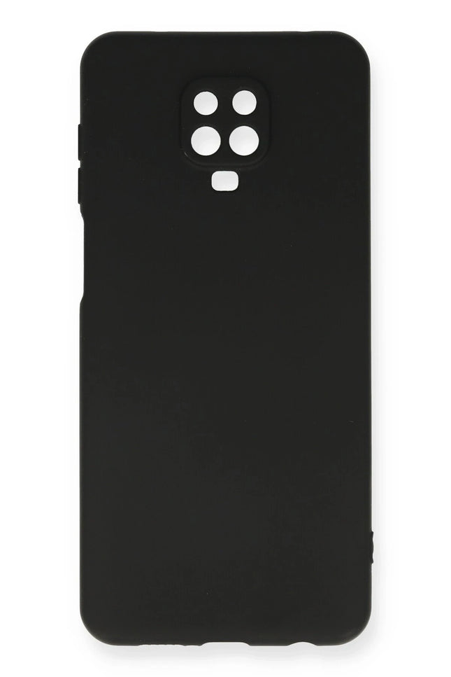 Xiaomi Redmi Note 9 Pro Nano içi Kadife Silikon Kılıf - Siyah