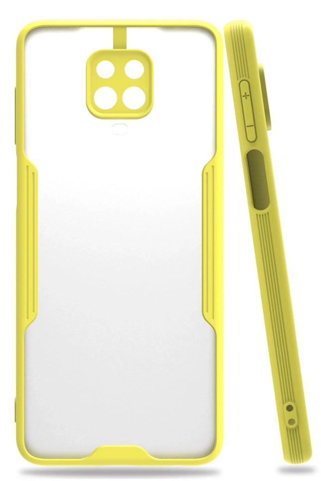 Xiaomi Redmi Note 9S Platin Silikon Kılıf - Sarı